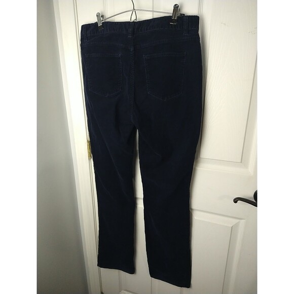 Talbots Corduroy Pants Womens Size 10 Straight Stretch Casual 5 Pocket Blue - Picture 10 of 10